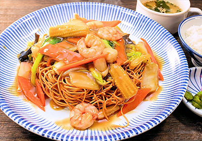海鮮 皿うどん