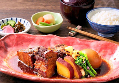豚の角煮 定食