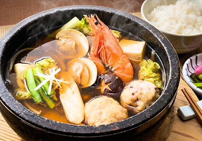 海鮮 石焼鍋