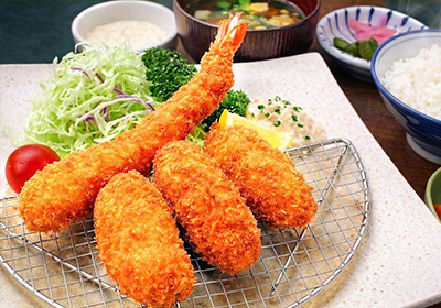 海老・牡蠣フライ定食