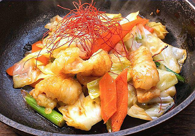 牛モツ炒め